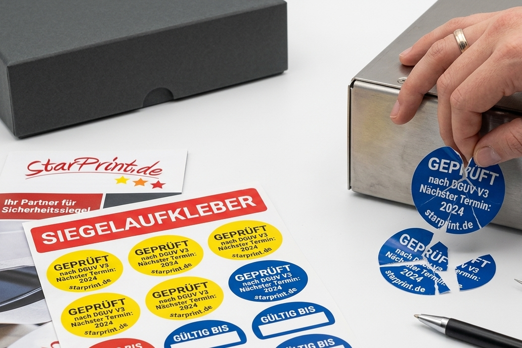 Prüfplaketten & Siegel-Aufkleber